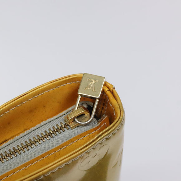 LOUIS VUITTON Monogram Vernis Houston Hand Bag Gris M91053 LV Auth 118524