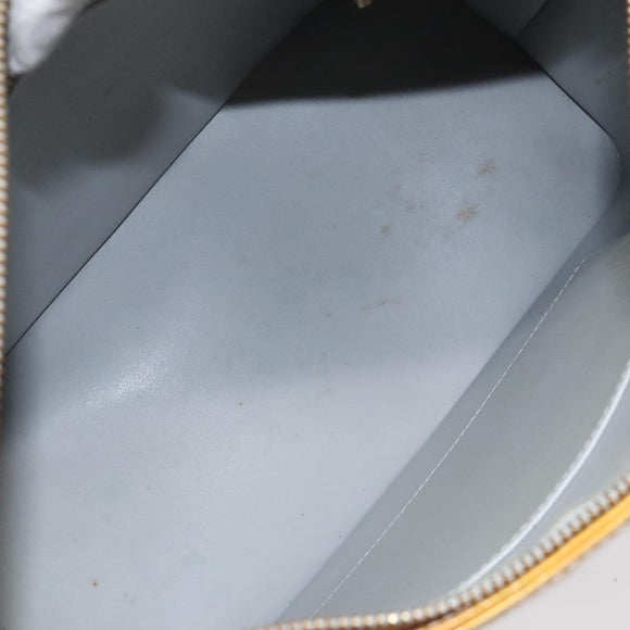 LOUIS VUITTON Monogram Vernis Houston Hand Bag Gris M91053 LV Auth 118524