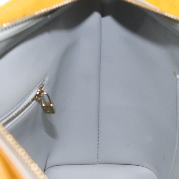 LOUIS VUITTON Monogram Vernis Houston Hand Bag Gris M91053 LV Auth 118524