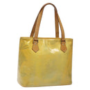 LOUIS VUITTON Monogram Vernis Houston Hand Bag Gris M91053 LV Auth 118524-1