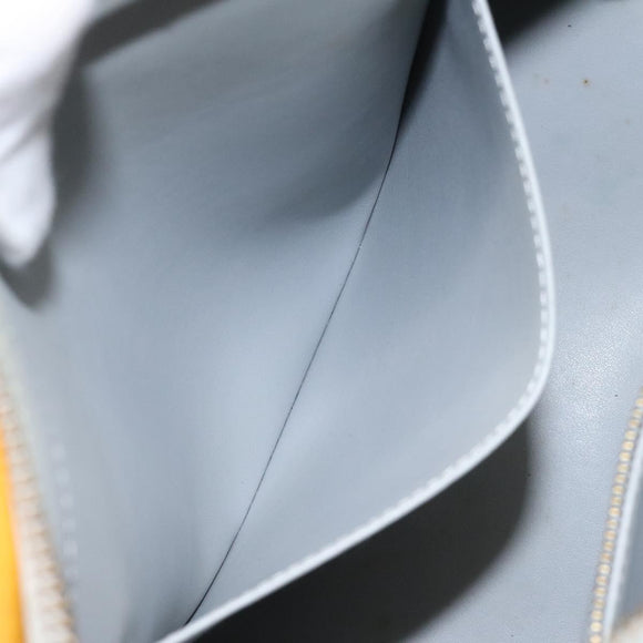 LOUIS VUITTON Monogram Vernis Houston Hand Bag Gris M91053 LV Auth 118524