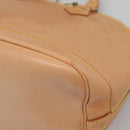 LOUIS VUITTON Nomad leather Alma Hand Bag Beige M85000 LV Auth 118529-15
