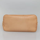 LOUIS VUITTON Nomad leather Alma Hand Bag Beige M85000 LV Auth 118529-5
