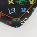 LOUIS VUITTON Monogram Multicolor Pochette Accessoires Black M92648 Auth 118531M-16