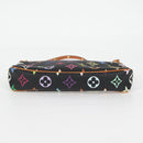 LOUIS VUITTON Monogram Multicolor Pochette Accessoires Black M92648 Auth 118531M-5