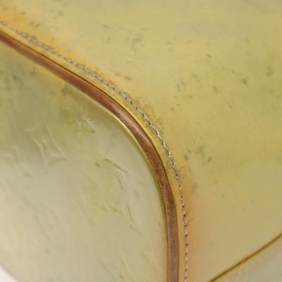 LOUIS VUITTON Monogram Vernis Houston Hand Bag Gris M91053 LV Auth 118533