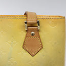 LOUIS VUITTON Monogram Vernis Houston Hand Bag Gris M91053 LV Auth 118533-17