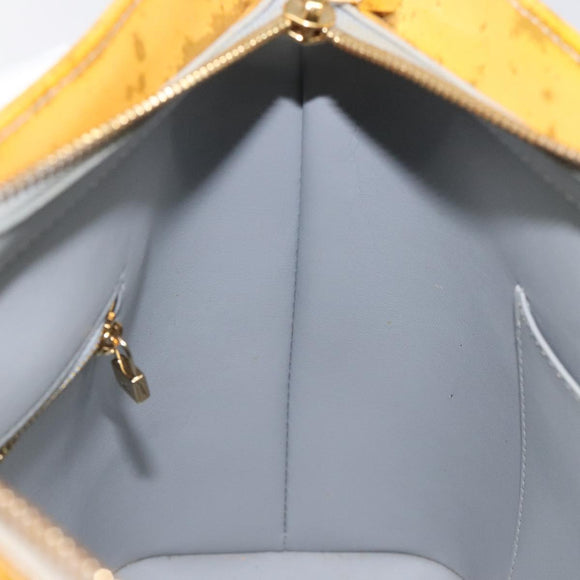 LOUIS VUITTON Monogram Vernis Houston Hand Bag Gris M91053 LV Auth 118533