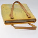 LOUIS VUITTON Monogram Vernis Houston Hand Bag Gris M91053 LV Auth 118533-6