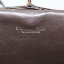 Christian Dior Trotter Canvas Shoulder Bag Brown Gold Auth 118537-18