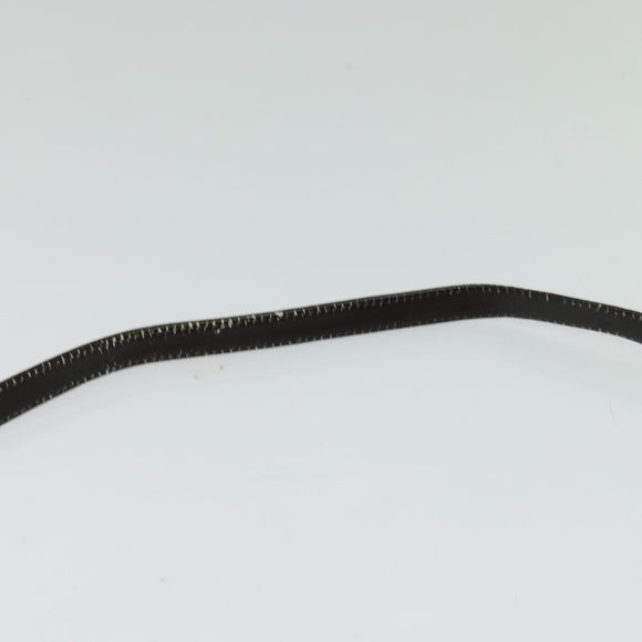 Christian Dior Trotter Canvas Shoulder Bag Brown Gold Auth 118537