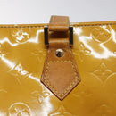LOUIS VUITTON Monogram Vernis Houston Hand Bag Beige M91004 LV Auth 118545-9