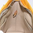 LOUIS VUITTON Monogram Vernis Houston Hand Bag Beige M91004 LV Auth 118545-21