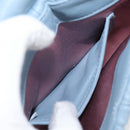 Miu Miu Matelasse Chain Shoulder Bag Leather Light Blue Silver Auth 118556M-29