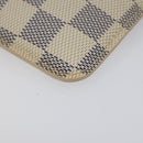 LOUIS VUITTON Damier Azur Etui A Lunettes MM Glasses Case N60025 LV Auth 118558-16