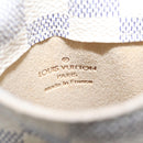 LOUIS VUITTON Damier Azur Etui A Lunettes MM Glasses Case N60025 LV Auth 118558-9