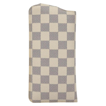 LOUIS VUITTON Damier Azur Etui A Lunettes MM Glasses Case N60025 LV Auth 118558 - 0