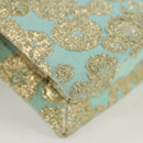 Miu Miu Chain Shoulder Bag Cotton Light Blue Silver Auth 118561AM-15