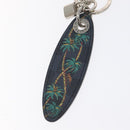 LOUIS VUITTON Damier Cobalt Porte Cles Surf Charm M70754 LV Auth 118565-6