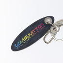 LOUIS VUITTON Damier Cobalt Porte Cles Surf Charm M70754 LV Auth 118565-7