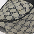 GUCCI GG Supreme Sherry Line Shoulder Bag PVC Beige Gold 02 14 032 Auth 118601-14