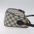 GUCCI GG Supreme Sherry Line Shoulder Bag PVC Beige Gold 02 14 032 Auth 118601-3