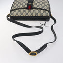 GUCCI GG Supreme Sherry Line Shoulder Bag PVC Beige Gold 02 14 032 Auth 118601-7