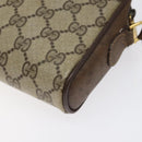 GUCCI GG Supreme Web Sherry Line Shoulder Bag PVC Beige 116 02 089 Auth 118603-16