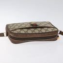 GUCCI GG Supreme Web Sherry Line Shoulder Bag PVC Beige 116 02 089 Auth 118603-6