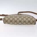 GUCCI GG Supreme Web Sherry Line Shoulder Bag PVC Beige 116 02 089 Auth 118603-5