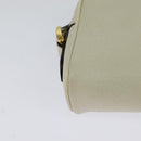 GUCCI Sherry Line Shoulder Bag Leather White Red Navy 517350 Auth 118604-12