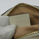 GUCCI Sherry Line Shoulder Bag Leather White Red Navy 517350 Auth 118604-20