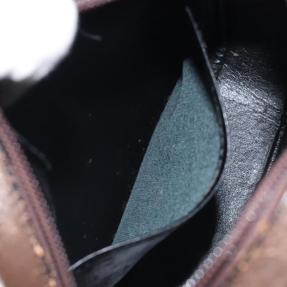 Burberrys Nova Check Shoulder Bag Canvas Beige Gold Auth 118605