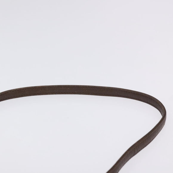 Burberrys Nova Check Shoulder Bag Canvas Beige Gold Auth 118605