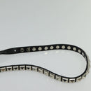 PRADA Shoulder Bag Leather Light Blue Silver Auth 118618-8