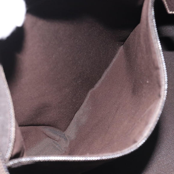 GUCCI GG Crystal Shoulder Bag Coated Canvas Beige Gold 190628 Auth 118619