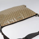 GUCCI GG Crystal Shoulder Bag Coated Canvas Beige Gold 190628 Auth 118619-6