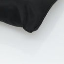 PRADA Hand Bag Nylon Black Silver Auth 118620-9