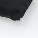 PRADA Hand Bag Nylon Black Silver Auth 118620-15