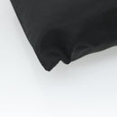 PRADA Hand Bag Nylon Black Silver Auth 118620-16