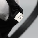 PRADA Hand Bag Nylon Black Silver Auth 118620-12