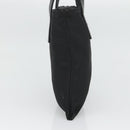 PRADA Hand Bag Nylon Black Silver Auth 118620-3
