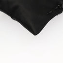 PRADA Shoulder Bag Nylon Black Silver Auth 118631-14