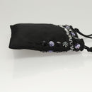 PRADA Shoulder Bag Nylon Black Silver Auth 118631-3