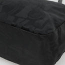 Salvatore Ferragamo Tote Bag Nylon Black Silver Auth 118636-9
