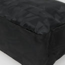 Salvatore Ferragamo Tote Bag Nylon Black Silver Auth 118636-15