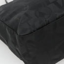Salvatore Ferragamo Tote Bag Nylon Black Silver Auth 118636-16
