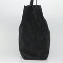 Salvatore Ferragamo Tote Bag Nylon Black Silver Auth 118636-3