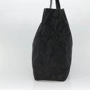 Salvatore Ferragamo Tote Bag Nylon Black Silver Auth 118636-4