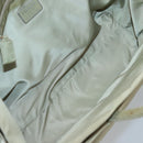 PRADA Tote Bag Nylon Khaki Silver Auth 118637-10